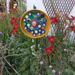 Recycled flower - green art - eco art